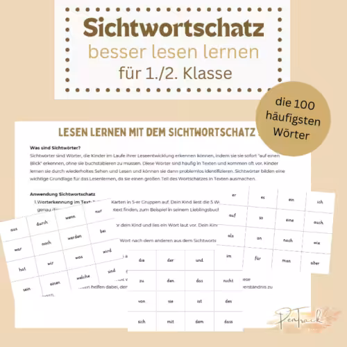 Sichtwortschatz die 100 häufigsten deutschen Wörter