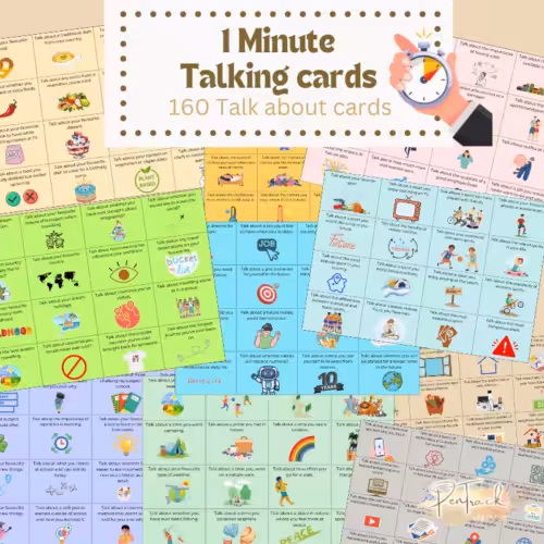 One Minute Talking Cards