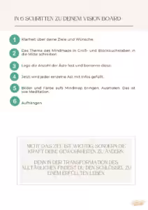 Jahreswechsel-Bundle 2026: hier sind 6 Schritte aufgeführt, wie man ein gehirn-gerechtes Vision Board erstellt